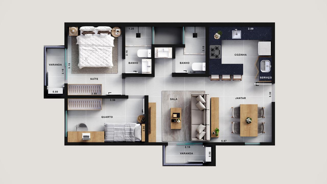 Galeria - Connect Terra Bonita - Edifício de Apartamento