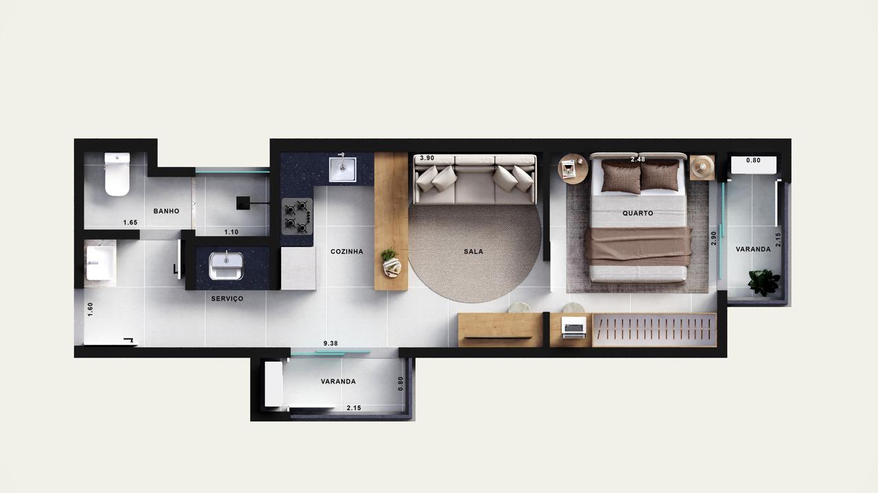 Galeria - Connect Terra Bonita - Edifício de Apartamento