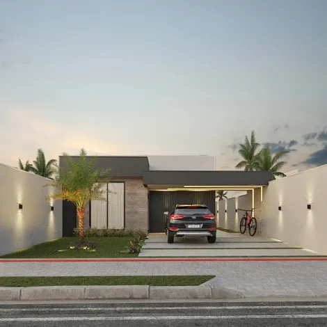 imagem 1 - Casa à Venda na Região Norte de Londrina em Construção com 3 Dormitórios imagem 1 - Casa à Venda na Região Norte de Londrina em Construção com 3 Dormitórios